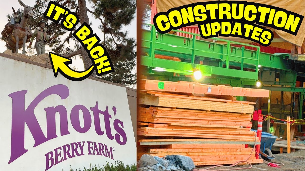 Новые новости о Knott's Berry Farm к 2025 году | Прогресс, изменения и многое другое в MonteZOOMa!