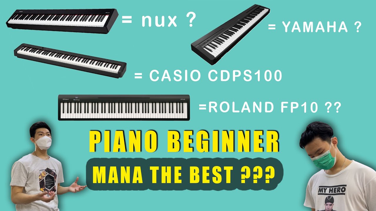 Suara GrandPiano 4 DIGITAL PIANO entry Level NUX NPK10 vs Yamaha P45 vs ...