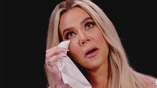 Khloé Kardashian Cries MASCARA TEARS While Eating SPICY Wings