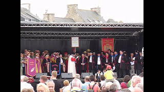 2012 France   Bretagne, Roscoff, Fête de l' Oignon, Avec Alban