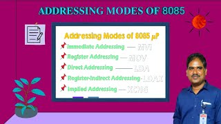 𝐀𝐃𝐃𝐑𝐄𝐒𝐒𝐈𝐍𝐆 𝐌𝐎𝐃𝐄𝐒- 8085 / 𝐈𝐍𝐒𝐓𝐑𝐔𝐂𝐓𝐈𝐎𝐍 𝐅𝐎𝐑𝐌𝐀𝐓- 8085