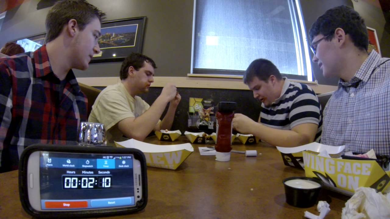 Buffalo Wild Wings Blazin' Challenge YouTube