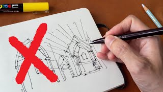 Common Urban Sketching Mistakes (featuring my sketches from Auckland)