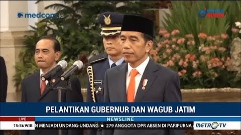 Jokowi Lantik Khofifah-Emil Jadi Gubernur dan Wagub Jatim
