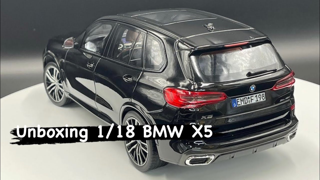 Unboxing 1/18 scale BMW X5 diecast model car from norev مجسم بي ام