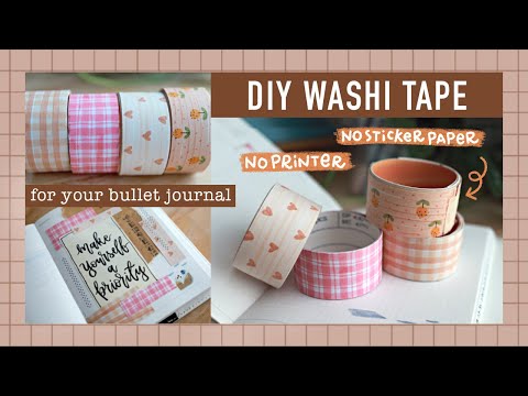 How To Make DIY Washi Tape · Artsy Fartsy Life