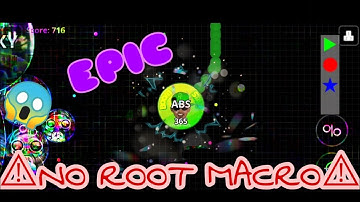 Tutorial for Fast Macro For Agar.io! "NO ROOT" (And No Game Guardian!) First vid ever!  (1.)
