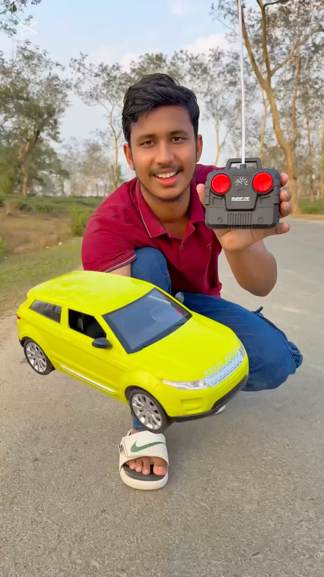Sundar green colour RC Car Unboxing