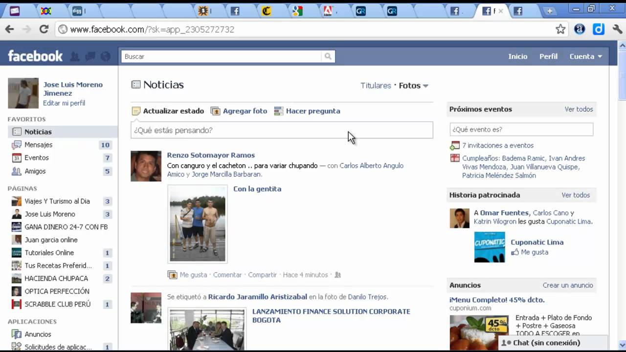 COMO UTILIZAR LOS FILTROS EN EL MURO DE NOTICIAS DE 