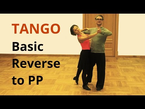 How To dance Tango - Basic Reverse Turn to Promenade Position