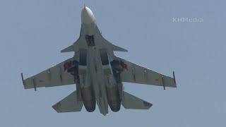 Су-30 и Су-34 попрощались с Кубинкой отлёт с форума Армия 2020