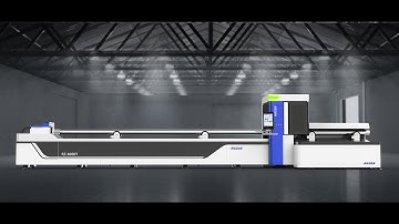 Automatic Loading and Unloading Metal Square and Round Tube Fiber Laser Pipe Cutting Machine