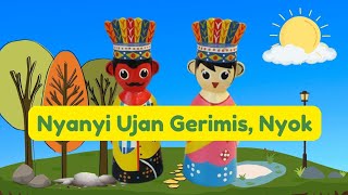 Ondel nyanyi Ujan Gerimis Aje | Budaya Betawi | Lagu Benyamin Sueb