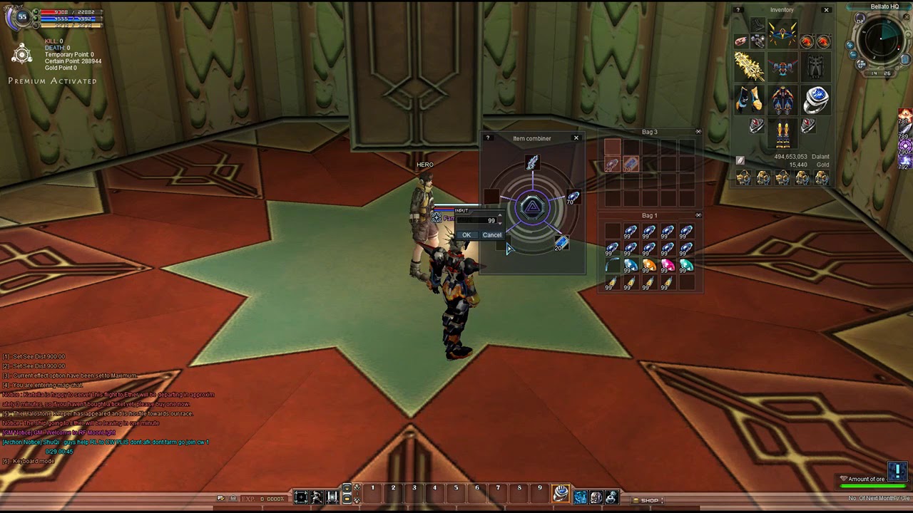 Making LvL 55 Relic Weapon