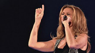 Céline Dion Performs "A Song For You" With Swedish Composer Robert Wells At Stockholm Concert (2008)