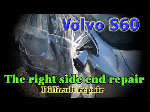 Volvo S60. Body repair. Ремонт кузова.