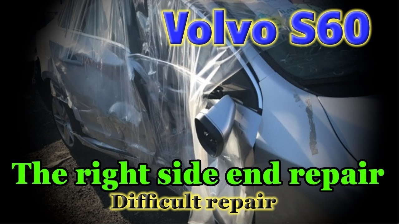 Volvo S60. Body repair. Ремонт кузова.