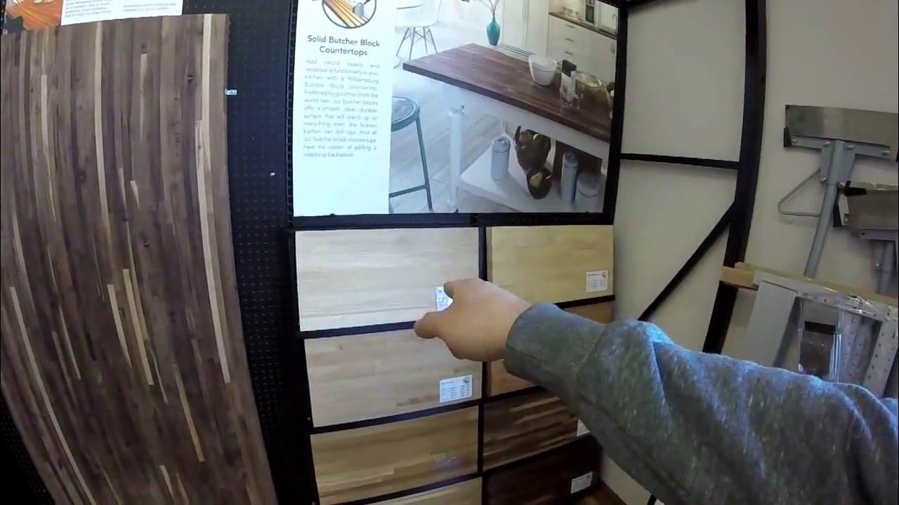 Lumber Liquidators Butcher block selection YouTube