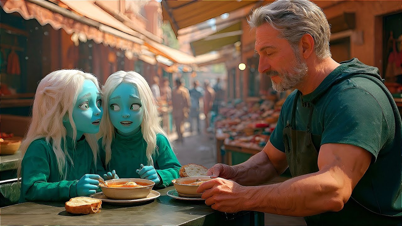 He Fed Two Orphan Girls a Warm Meal—A Decade Later, a Luxury Starship Landed at His Door l HFY l Sci