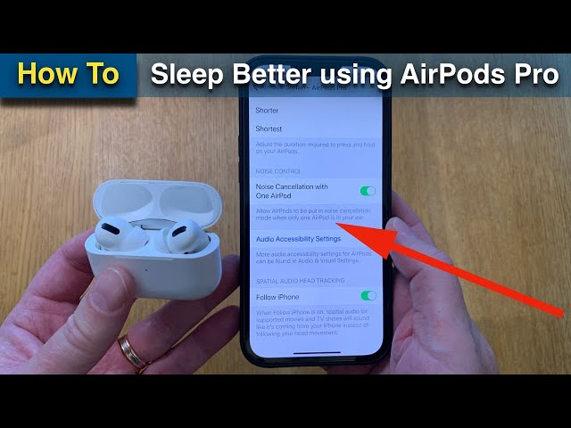klaver impressionisme dø How To Sleep Better Using AirPods Pro as a side-sleeper or AirPods Max if  you are a back-sleeper - YouTube