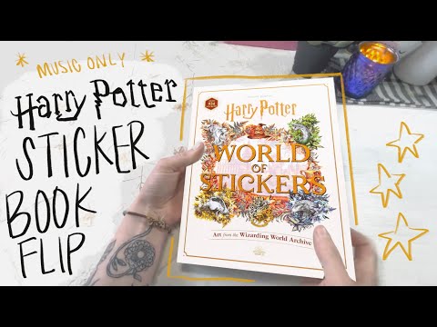 Hot Topic Harry Potter World Of Stickers Book