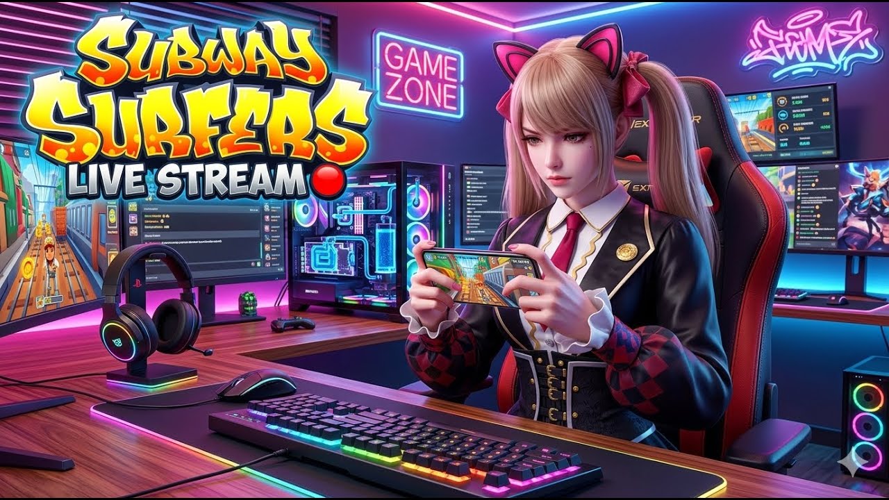 👉 SUBWAY SURFERS LIVE 🔴 Hindi Gameplay | High Score World Record Challenge 😱🔥