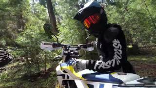 Husqvarna 701 Enduro vs KLX230 vs CRF450 - Watch This Awesome Video of a Beautiful Ride With Family