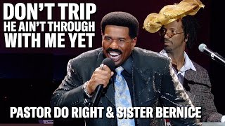 #SteveHarvey #rickysmiley went real old school on y'all with Pastor Do Right & Sister Bernice