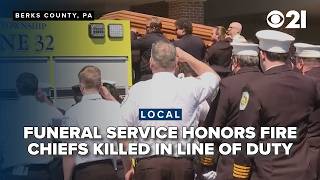 Final farewell held for Berks County fire chiefs killed in line of duty