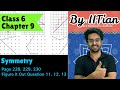 Questions 11, 12, 13 | Figure it Out | Pages 228–230 | Class 6 Chapter 9 Symmetry | Ganita Prakash