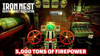 Iron Nest Heavy Turret Simulator -I Controlled a 5,000-Ton Artillery Monster… screenshot 1