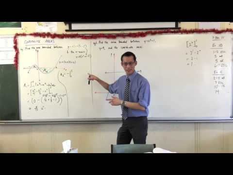 Composite Areas (1 of 3: Answering Questions about Area using Integrals)