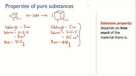 Properties of pure substances | Matter | meriSTEM