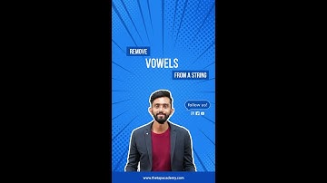 How to remove vowels from a string?