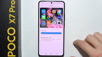 how to change app icon size in poco x7 pro। poco x7 pro mobile me app size ko Chhota bada kaise kare