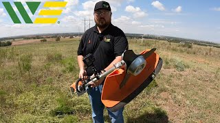 How to Install Stihl Weed Eater Metal Blade Kit & RAW DEMO of each of the 4 Blades Thumbnail