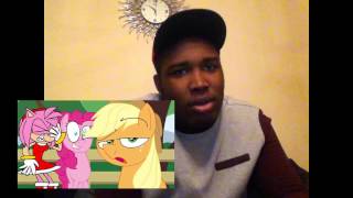 Knuckles VS Applejack Reaction