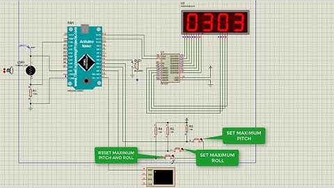 Arduino inclinometer project