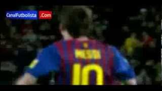 Golazo de Messi al Getafe Barcelona 2-0 Getafe _10-04-2012