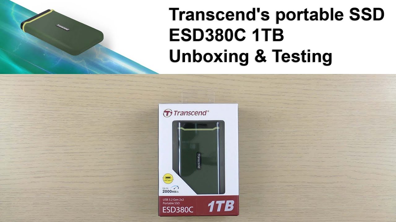 Test SSD Transcend ESD310C 1 To : gabarit réduit et vitesse maxi