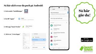Aktivera Notiser Android
