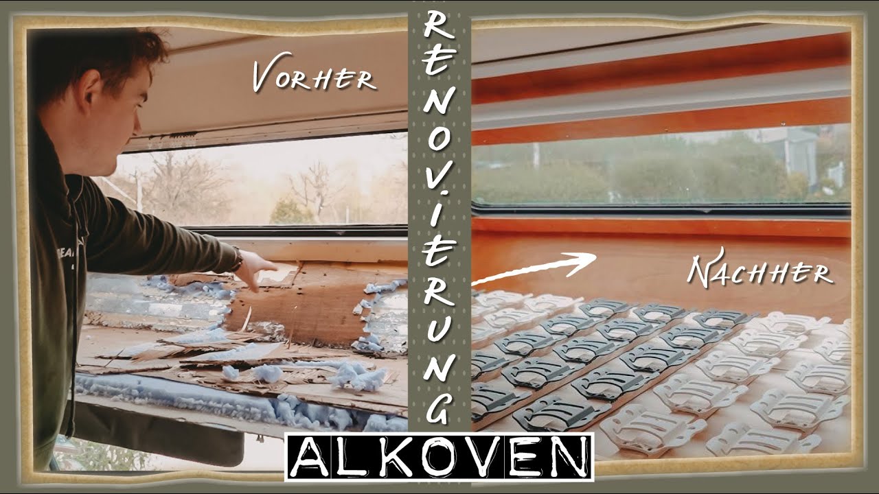 RENOVIERUNG vom Alkoven im VW LT geglückt?! - YouTube