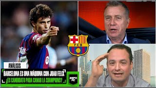 ANÁLISIS Barcelona GOLEÓ, con doblete de Joao Felix y gol de Lewandowski, en la Champions | ESPN FC