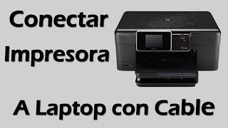 🖨️ Como conectar una impresora a una laptop con cable USB