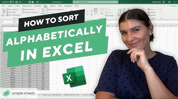 Learn How to Sort Alphabetically and Keep Rows Together in Excel in 2️⃣ minutes!