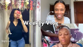 Life of an introvert: Relaxed My Hair Again| New Skincare Routine? | Best restaurant in Portharcourt