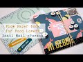 Envelope Flipbook for Debbie ~ Flow Paper Book for Food Lovers ~ Snail Mail Process