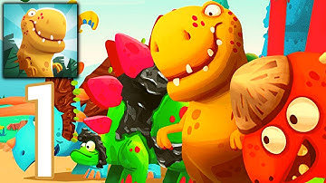 💫Dino Bash: Dinosaur Battle LEVEL 1-10 (Tilting Point) Gameplay Part 1 [iOS, Android]