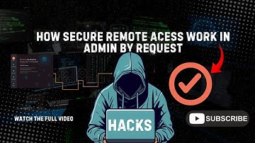 How Does Secure Remote Access Work in Admin by Request