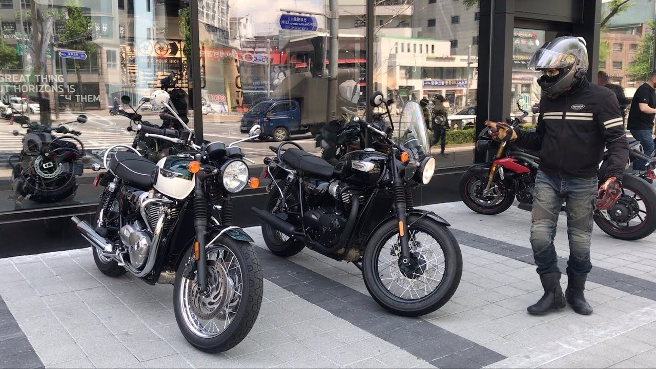 [시승] 트라이엄프 본네빌 T100 /내가 아이콘이다 / 너두 전국일주 괜찮니? / 바람을 맞기 싫으신 분??